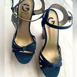 •G by Guess• Denim Wedges SZ 8.5 NWT